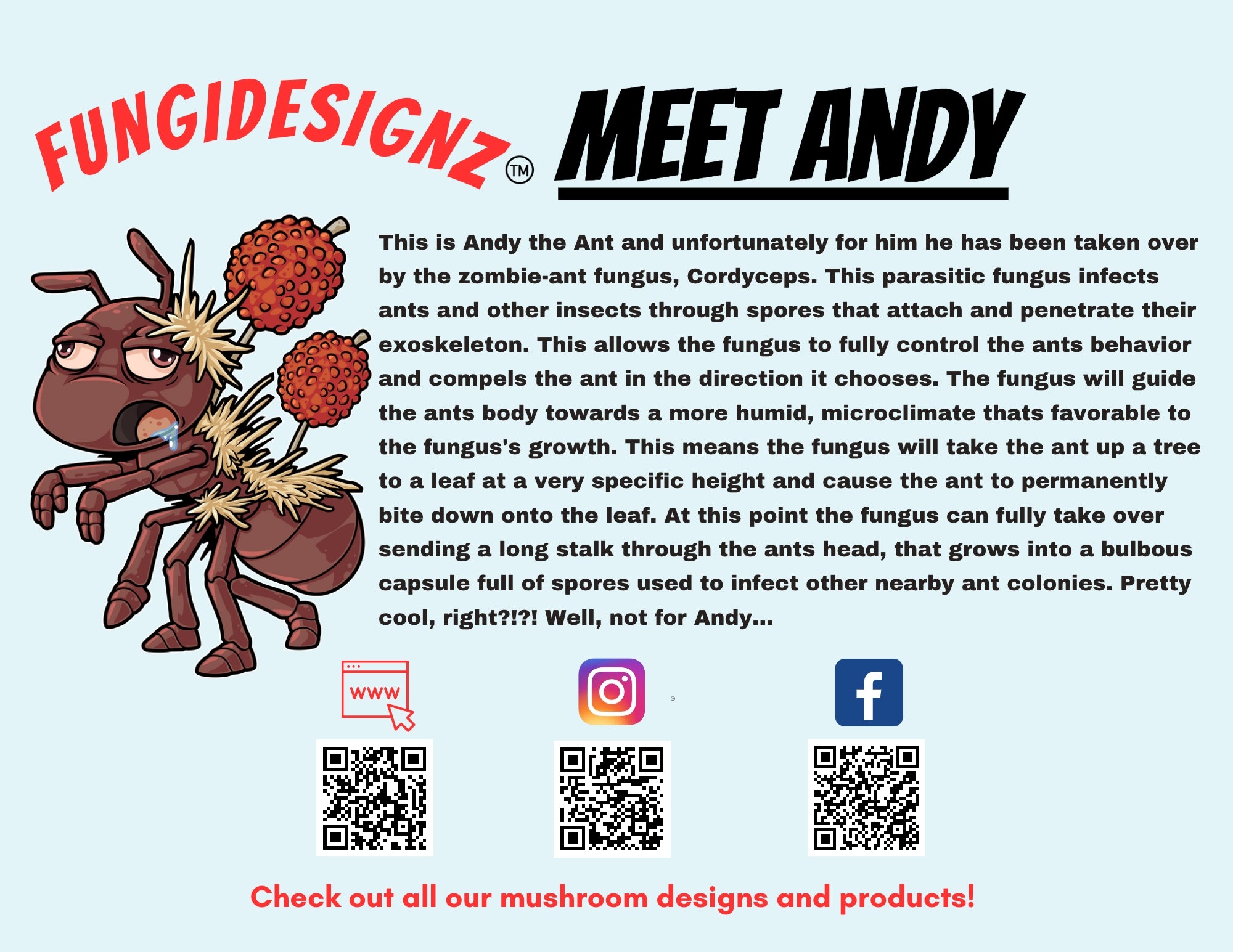 Andy The Ant - Sticker